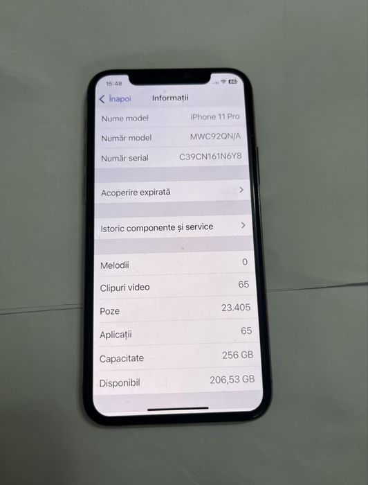 Iphone 11 pro 256 Gb, 96% sanatate baterie, liber
