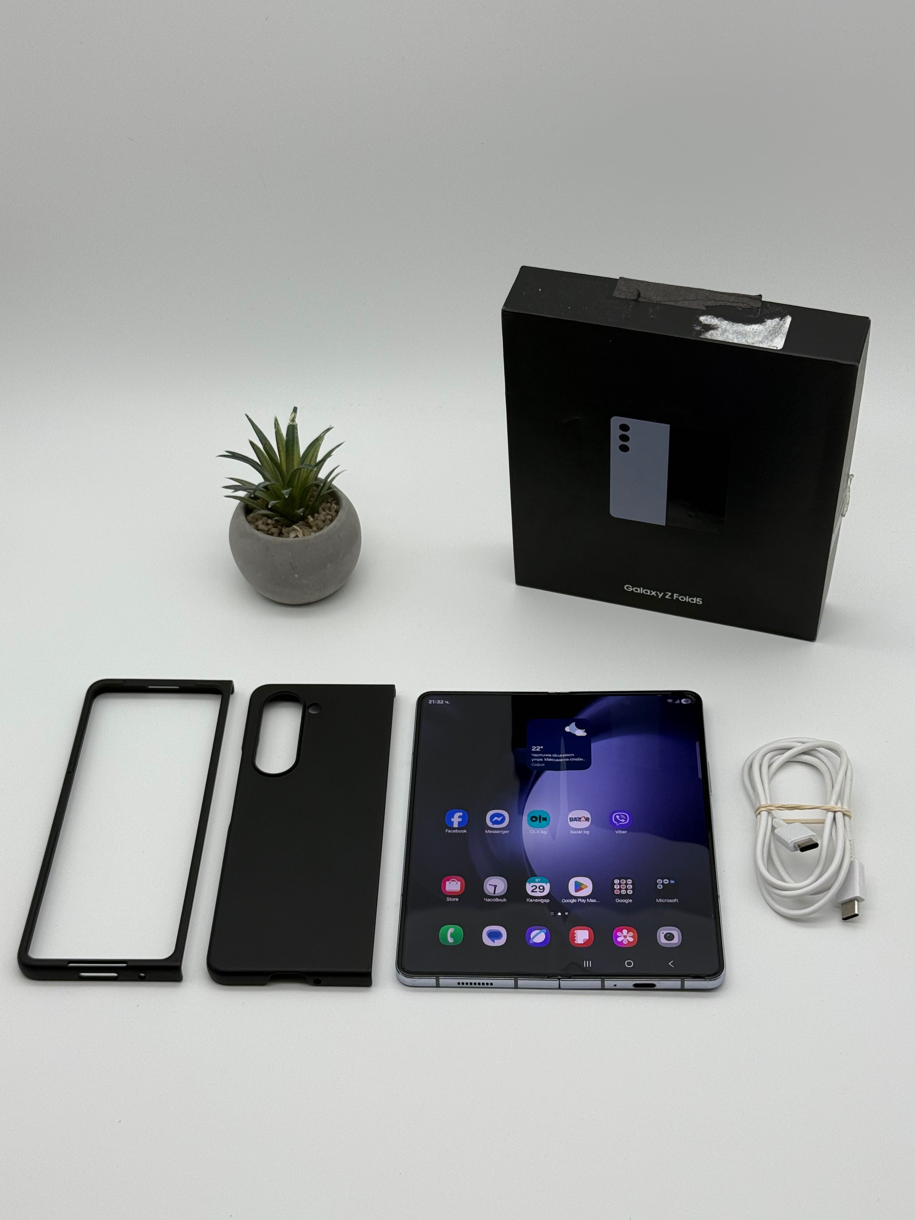 Samsung Galaxy Z Fold 5 – 512 Gb – Icy Blue Dual Sim