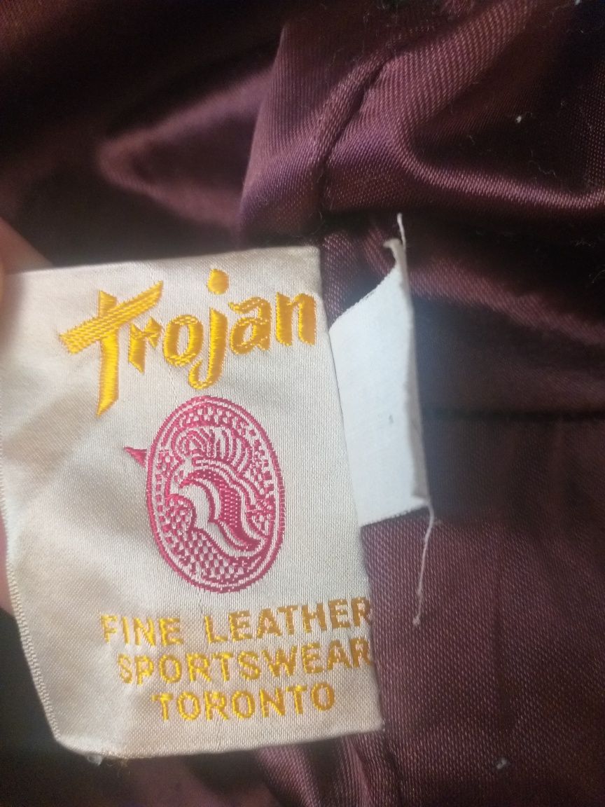 Haina piele trojan leather sportswear
