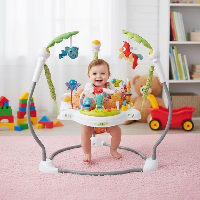 Jumper muzical bebe, rotativ 360