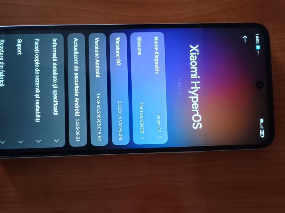Vând Xiaomi hyperOS (redmi 13)