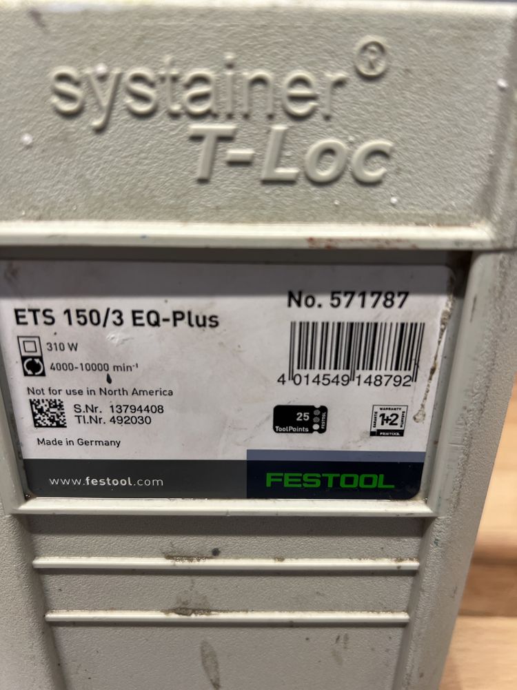 Festool ETS 150/3 EQ-plus slefuitor lemn corian bosch makita hilti