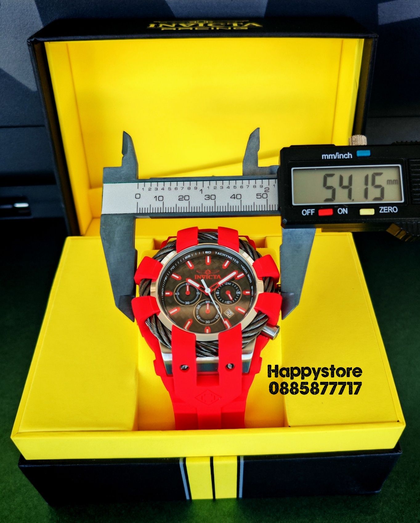 INVICTA Shock Red 54 mm, Инвикта нов ръчен часовник