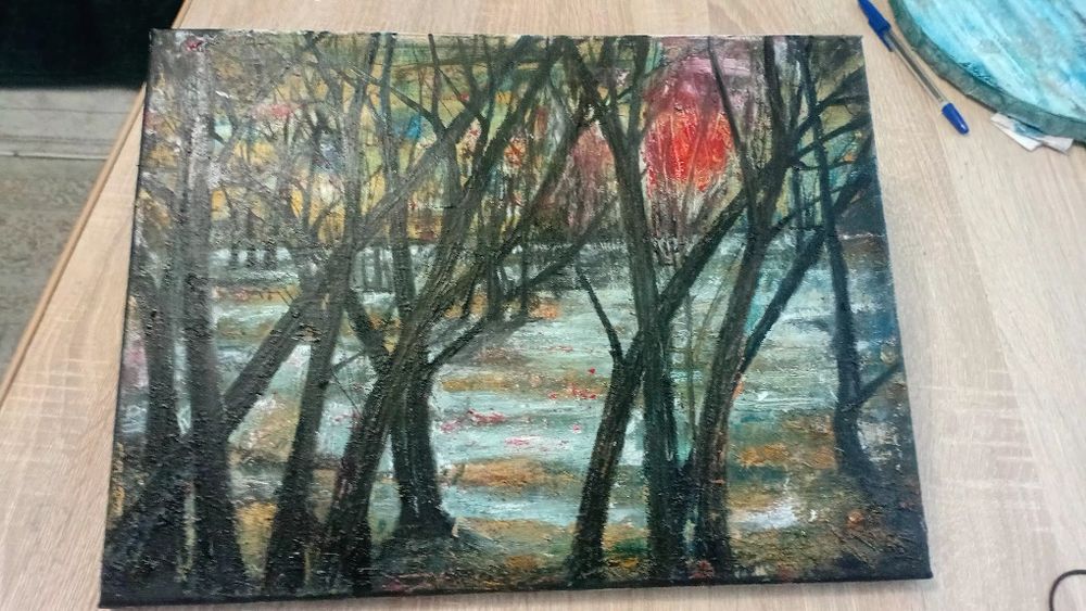 Tablou peisaj de toamna