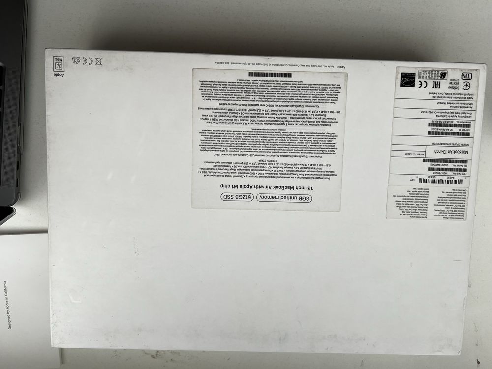 Macbook air m1 8/512GB