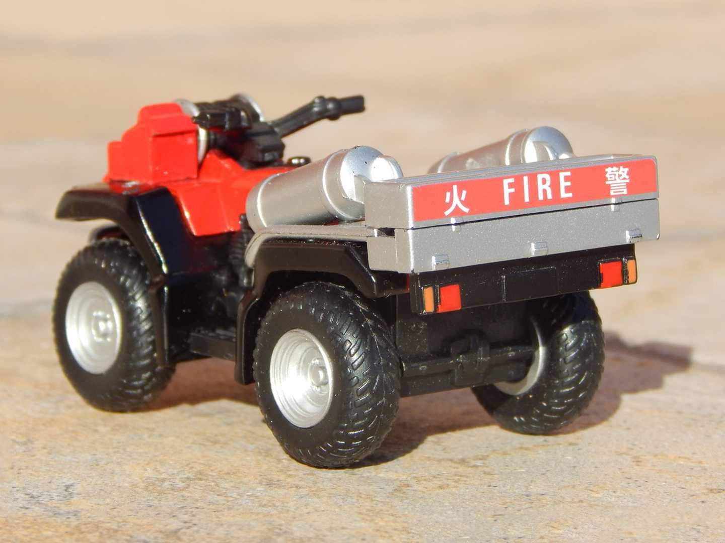 Macheta ATV Firexpress Mini Fire Truck Del Prado scara 1:32 cu lipsa