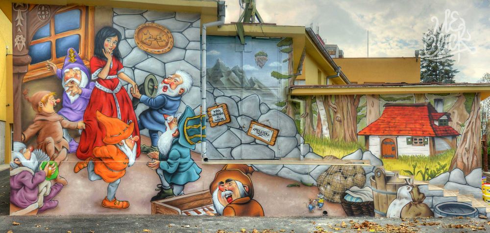 Рисуване на стени, графити
Рисуване на стени, графити (graffiti)