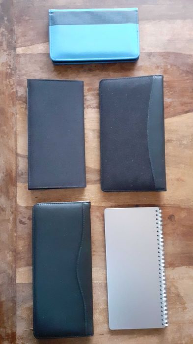 визитник за бюро черен с метална плочка за 160 визитки и други