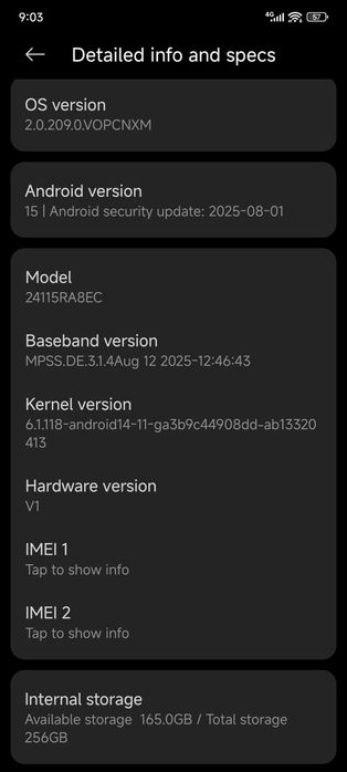 Redmi note 14 Pro+