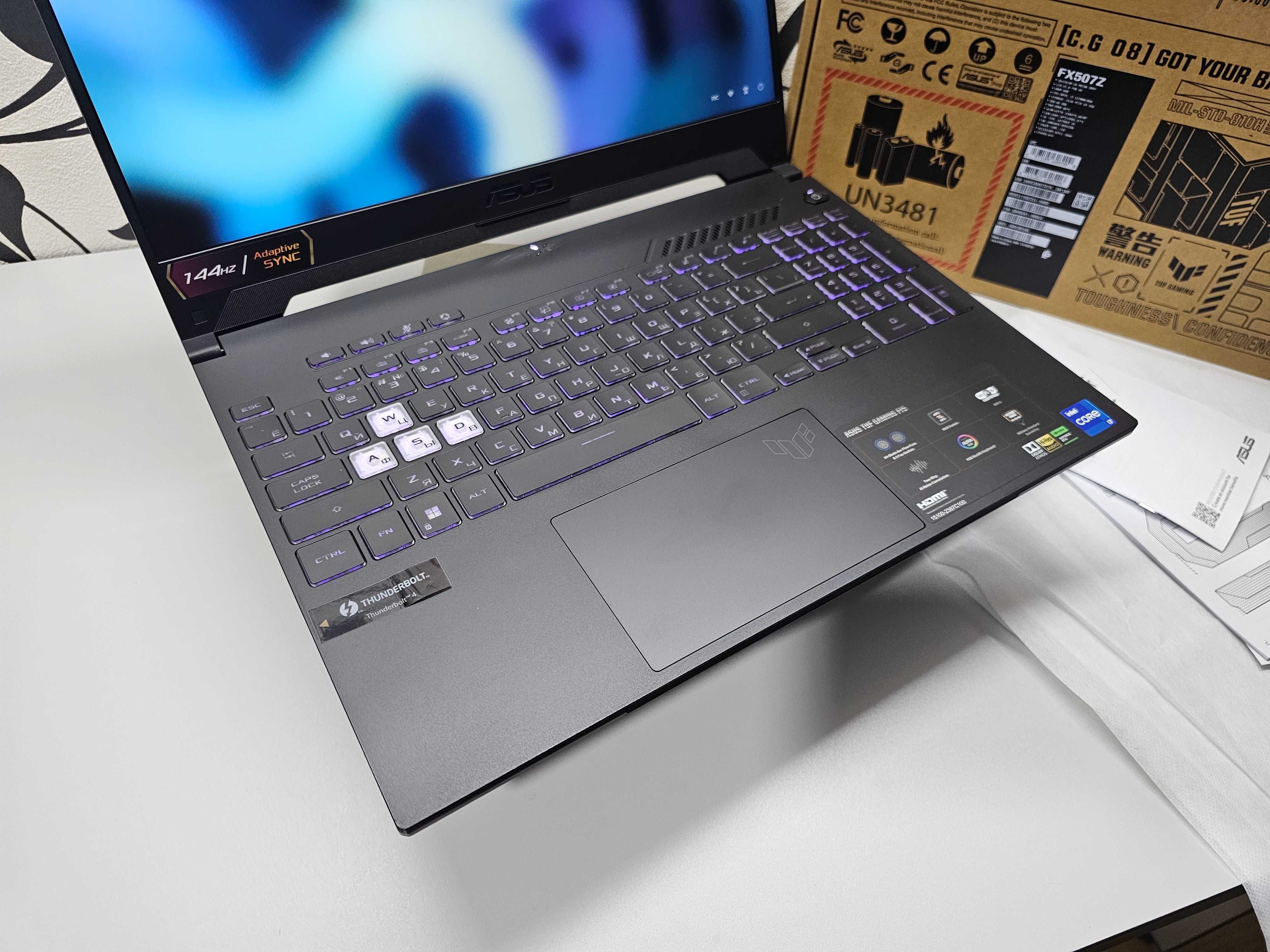 ПРОДАМ Asus TUF 15 FX507Z Игровой Ноутбук Core™i7-12700H/16GB/RTX3050.