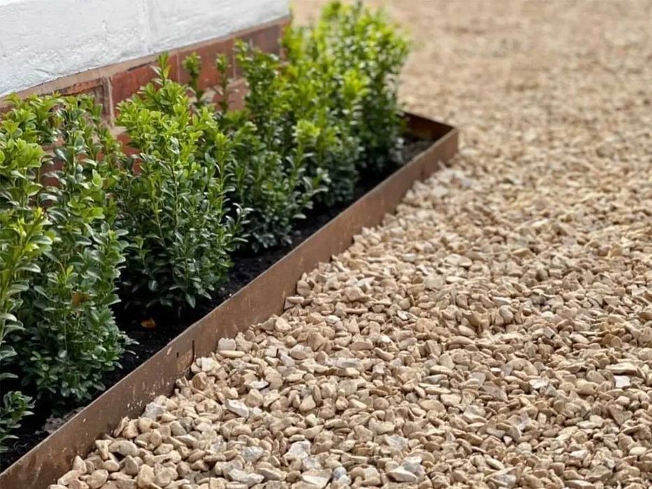 Borduri metalice Galva./Corten- lot variat pentru curte, alei, grădină