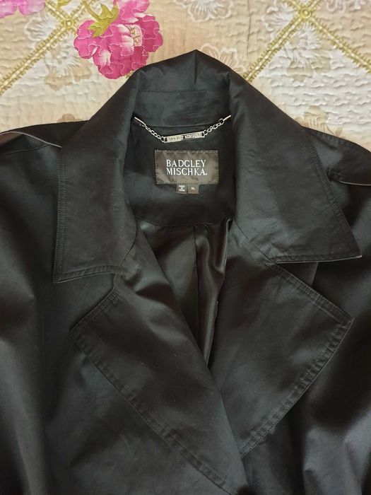 Trench bumbac Badgley Mischka Zara Massimo Dutti Max Mara