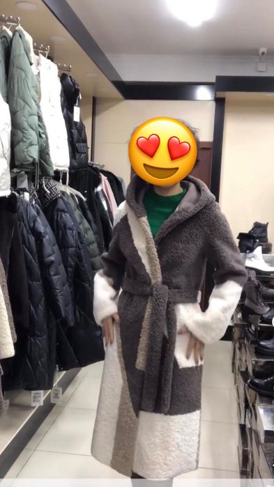 Продается двухсторонний зимний дубленка