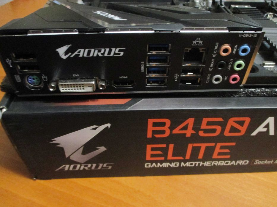 Дънна платка Gigabyte B450 AORUS ELITE, сокет АМ4