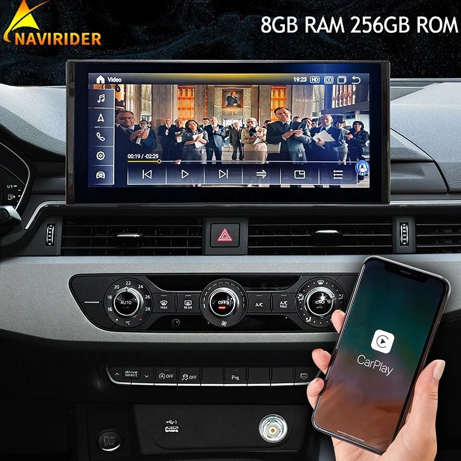 Мултимедия Audi A4 A5 12.3 инча навигация android андроид ауди А4 А5