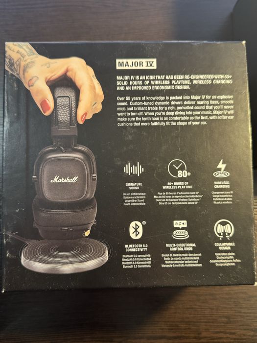 Продаю б/у наушники Маршал 4