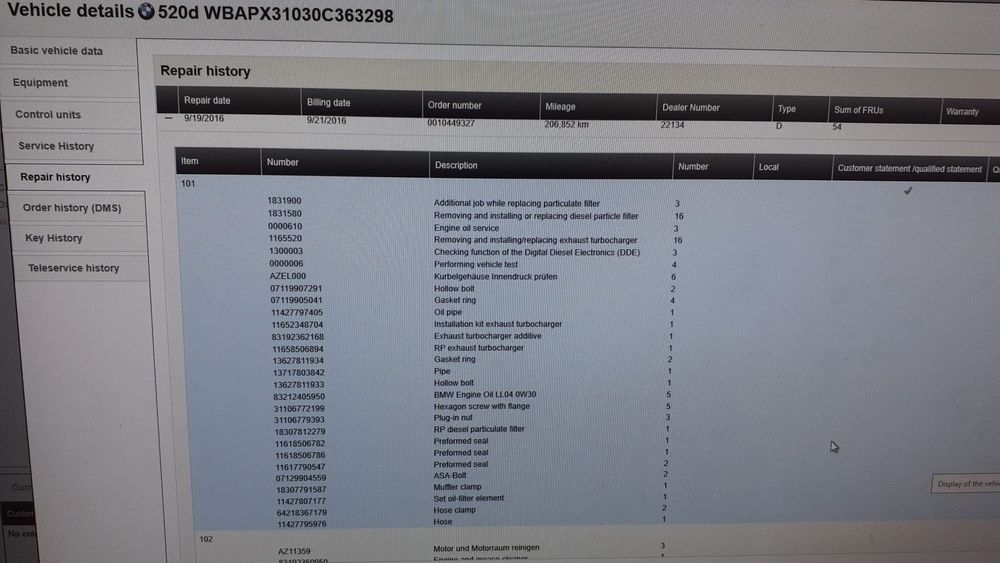 BMW 520 d e61 2010 euro5