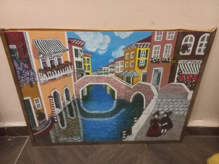 Стари картини на платно