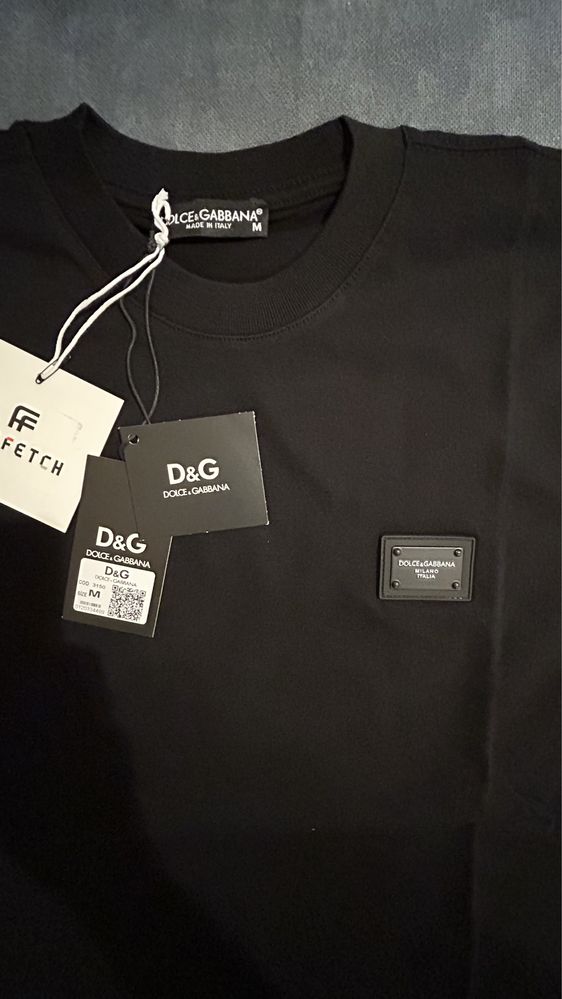 Tricou Dolce & Gabbana, D&G, logo-plaque, 2023