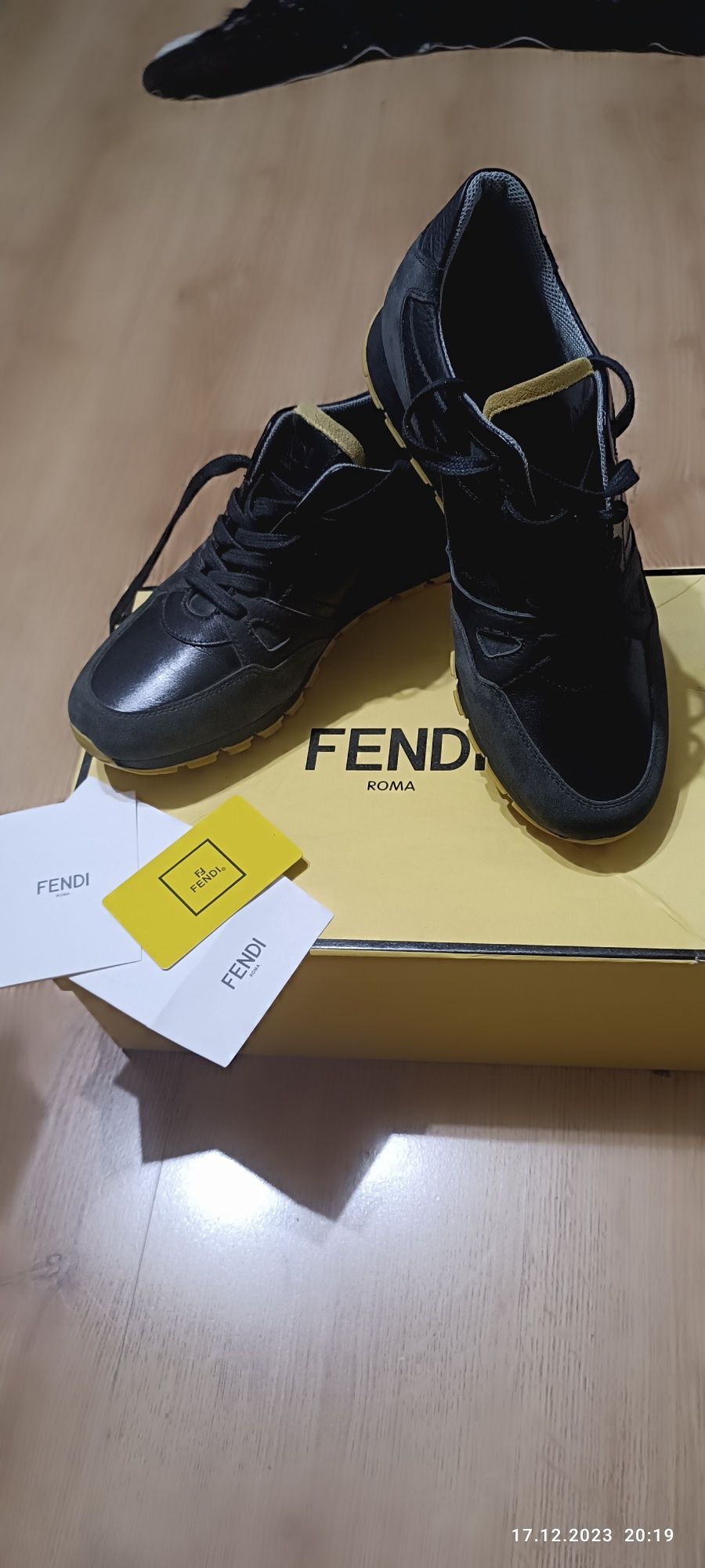 FENDI-Мъжки Кожени Обувки.