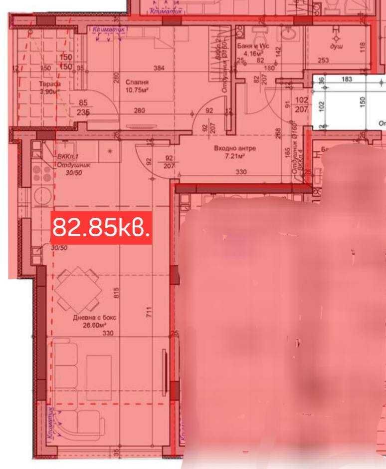 Продава се Двустаен апартамент в Стара Загора, Железник - център - 83 кв.м за 798 €/кв.м - Снимка #2