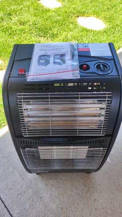 Sobă mobilă pe gaz + quartz SAMUS RS422Q, aproape nouă