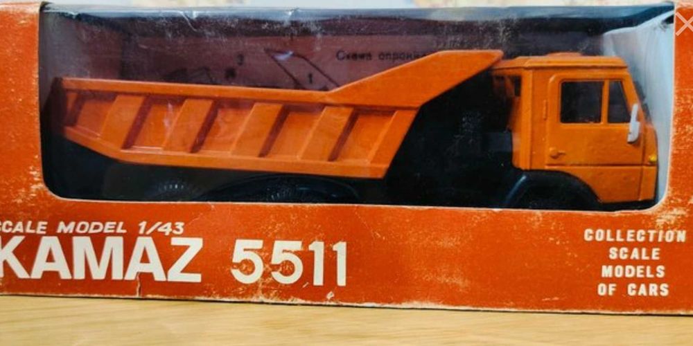 Метален модел Камаз 1:43 СССР