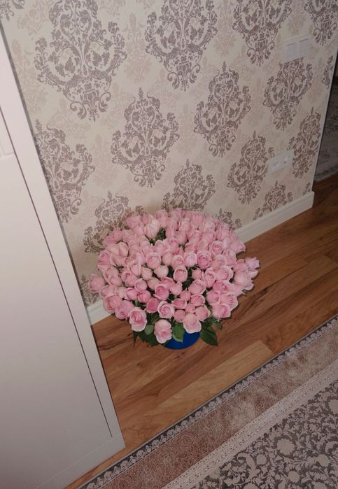 Букет нежно-розовых роз