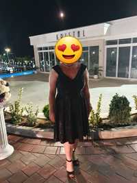 Rochie de seara, neagra, marimea 44, o singura purtare