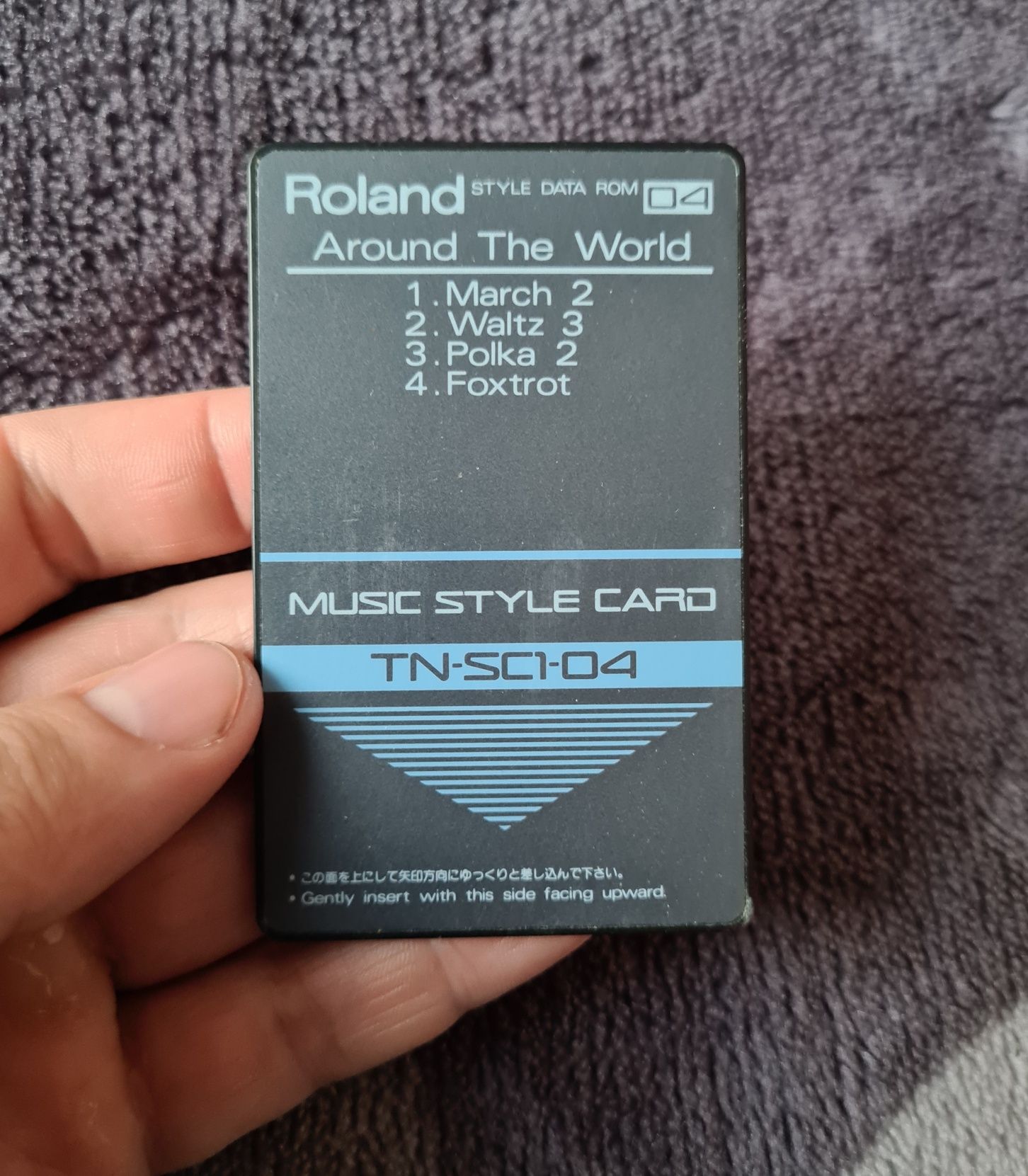 Roland Style Data Rom Cartela Muzica Efecte Orga Pian Card