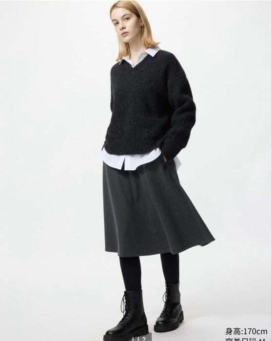 Uniqlo юбка теплые