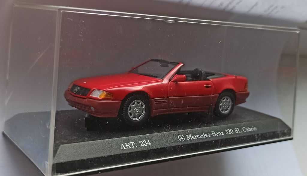 Macheta Mercedes-Benz 320 SL Cabrio R129 1990 - Detail Cars 1/43