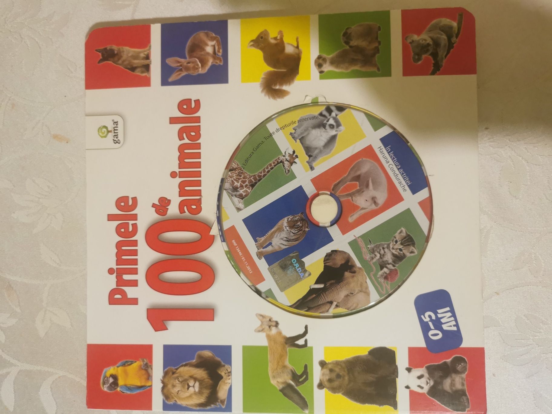 Primele 100 de animale-carte și CD