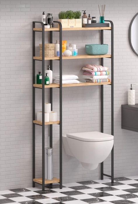 Рафт върху тоалетна чиния