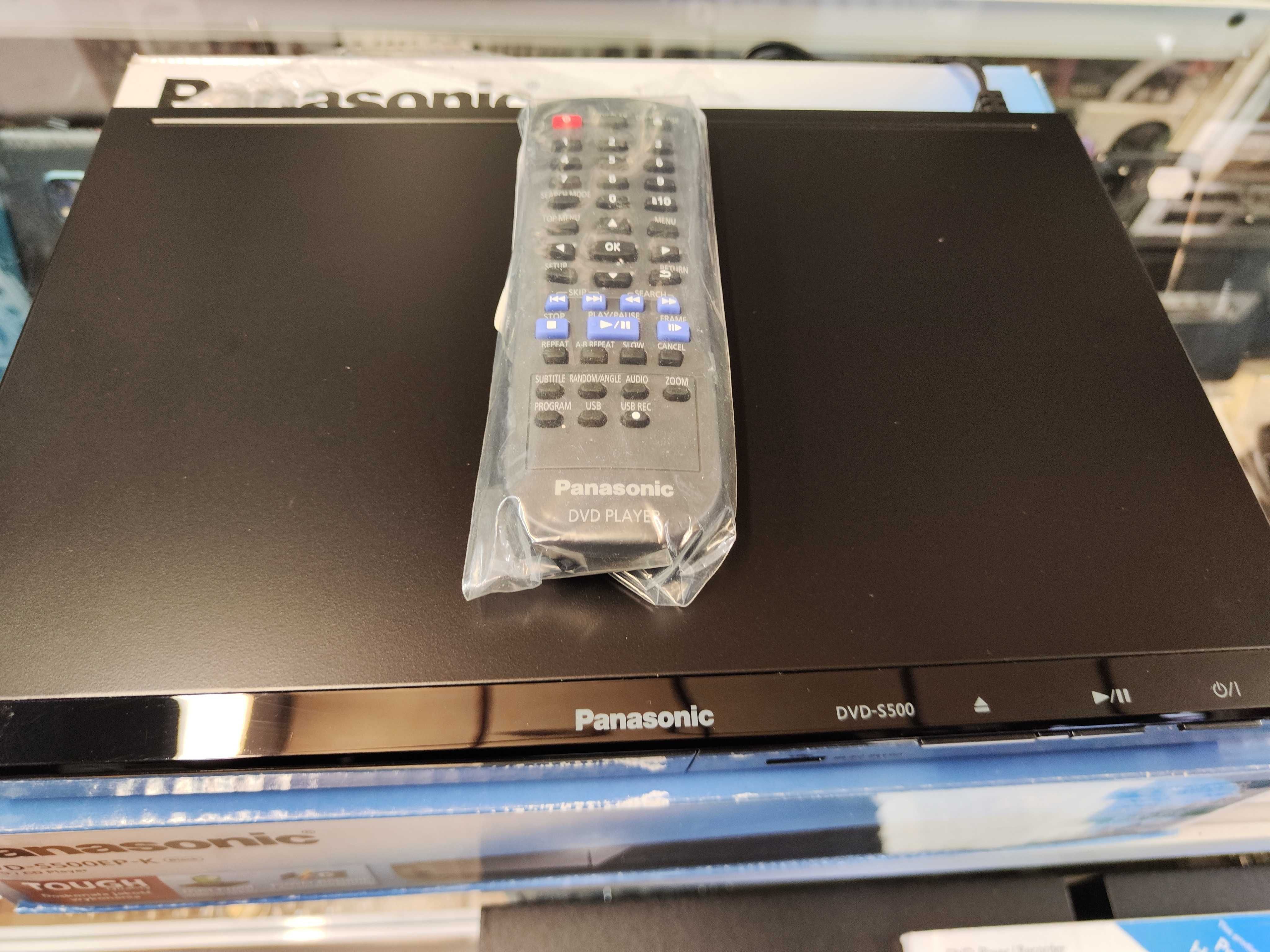 ДВД Panasonic DVD-S500 НОВО! DVD/CD Player Пълен комплект.