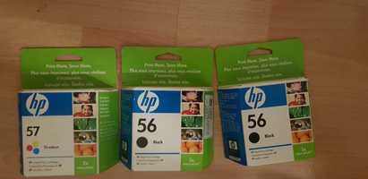 Оригинални  мастилени касети HP 56 / 57  Черна  цветна