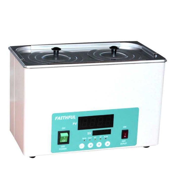 Водяная баня DK-2000-IIIL, крышка с двумя отверстиями/ в 1 ряд.