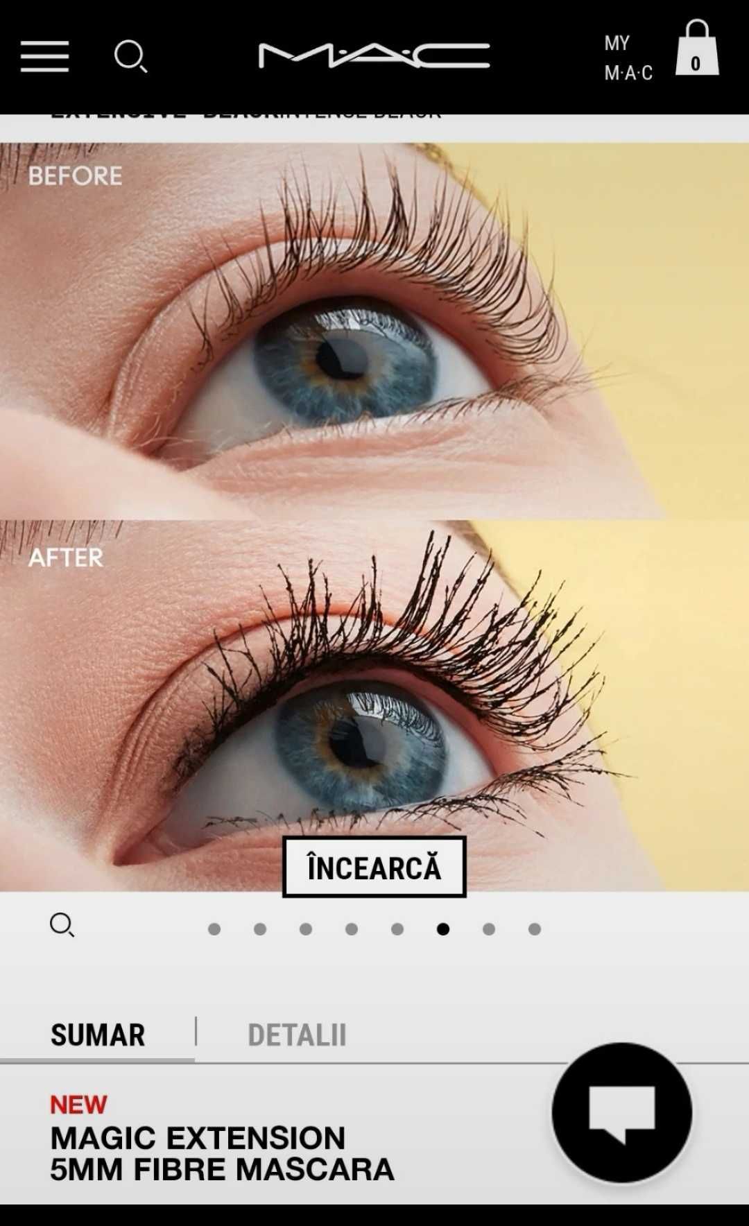 Mascara MAC Magic Extension 5 mm fibre