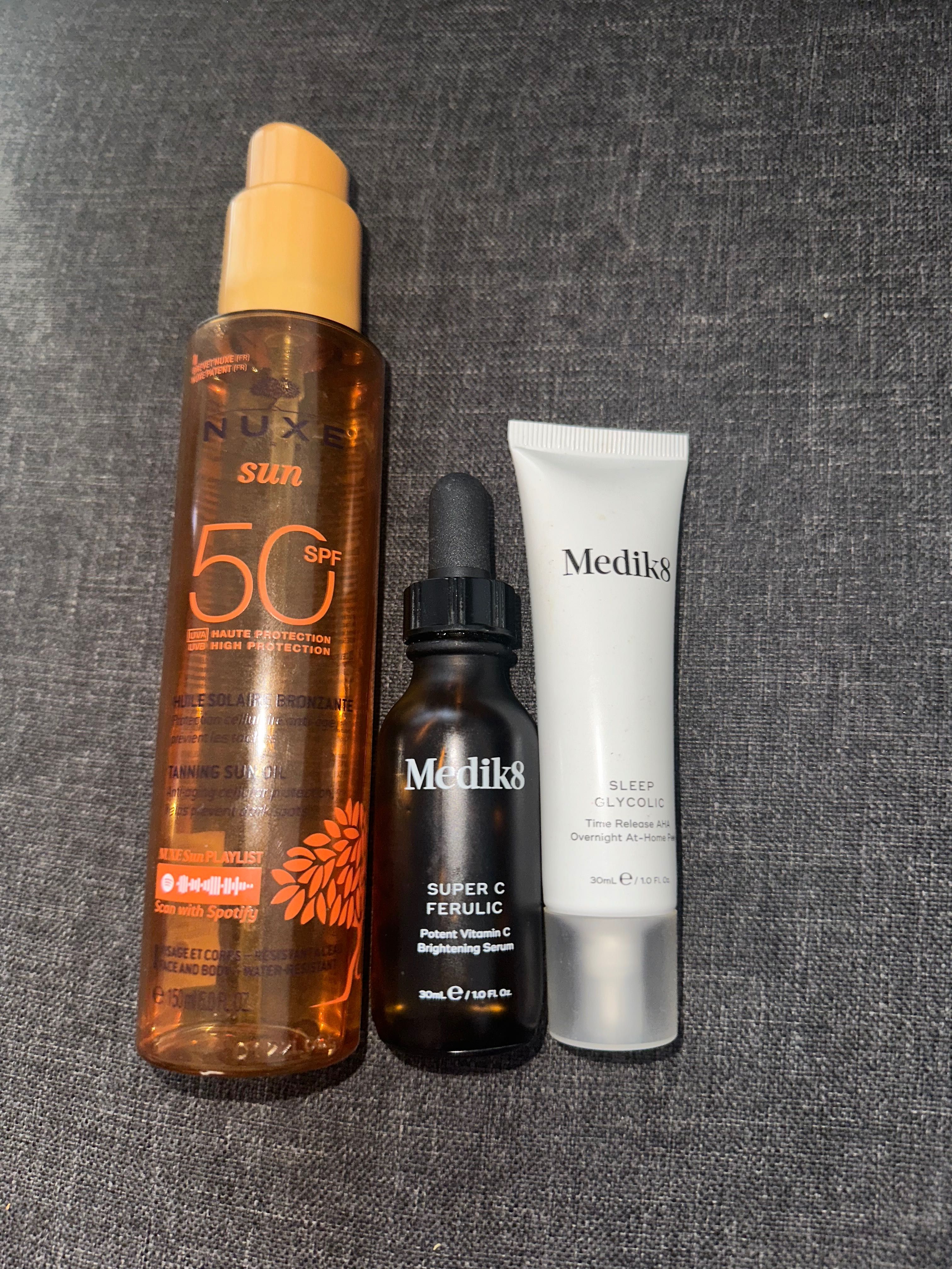 Лот! Medik8, Nuxe sun. Sleep glycolic, super c