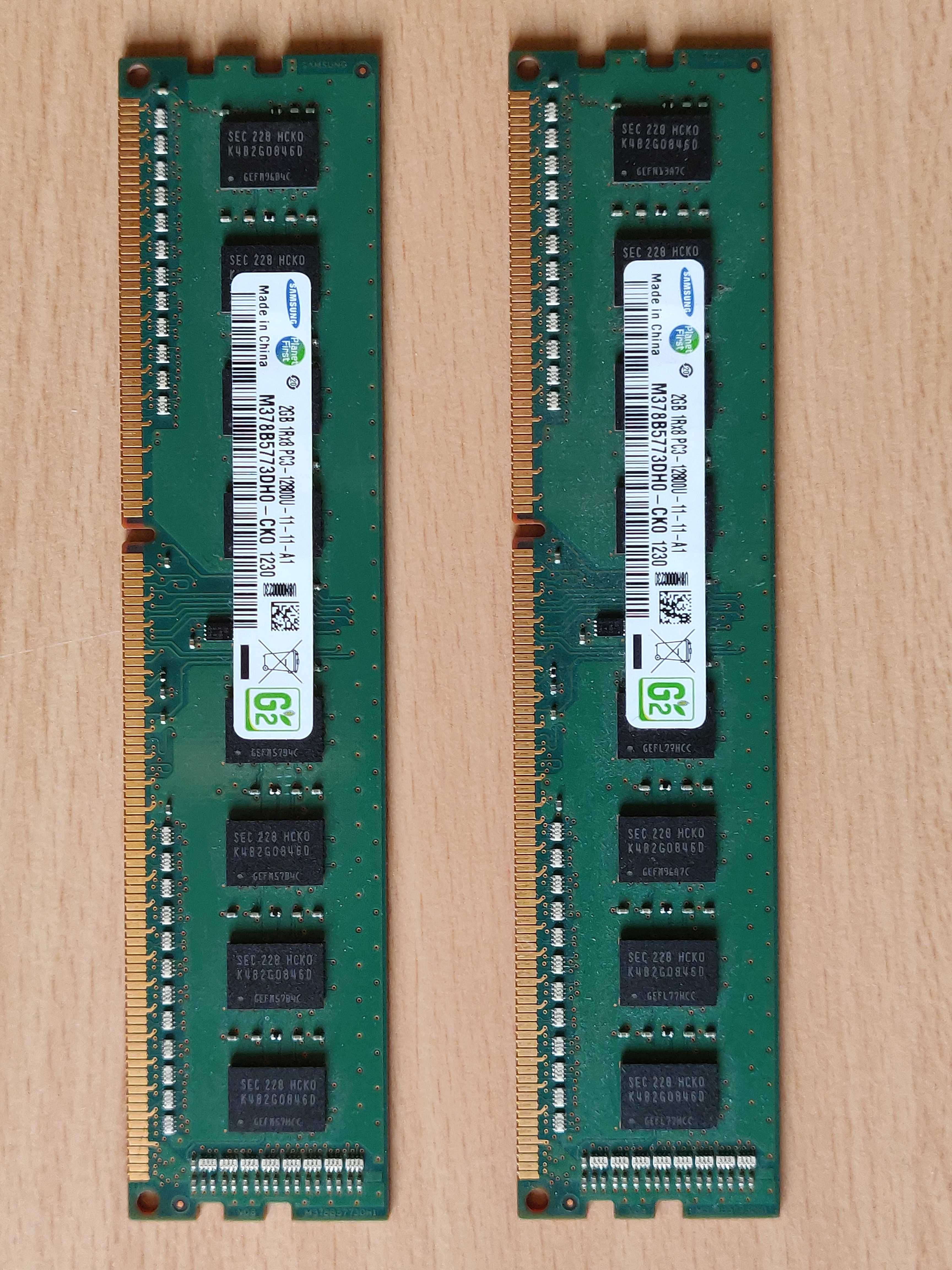 RAM Памет Samsung 4GB DDR3 - 2x2GB 1600 (PC) / 2x2GB 1333 (Server)