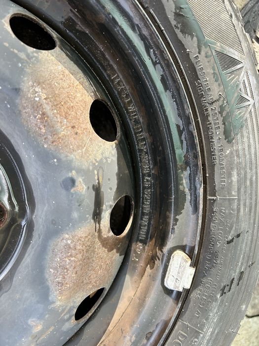 4х100 14  оргинални железни джанти за хюндай