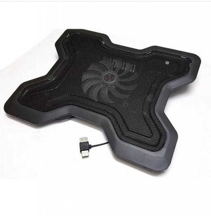 Охладител за лаптоп /Мощно охлаждане с безшумен вентилатор и RGB ефект