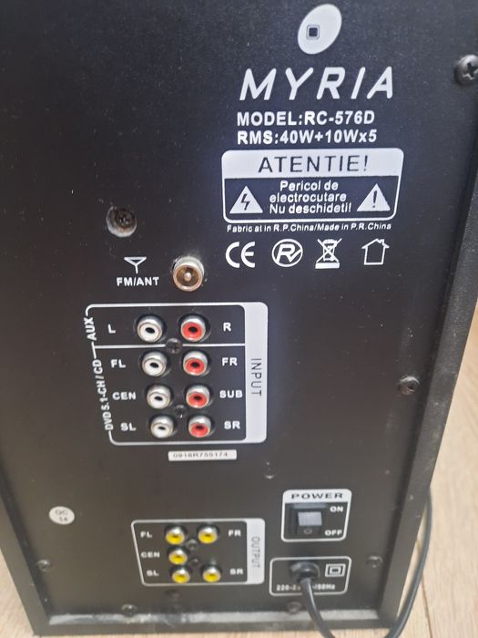 Sistem 5.1 Myria 90W