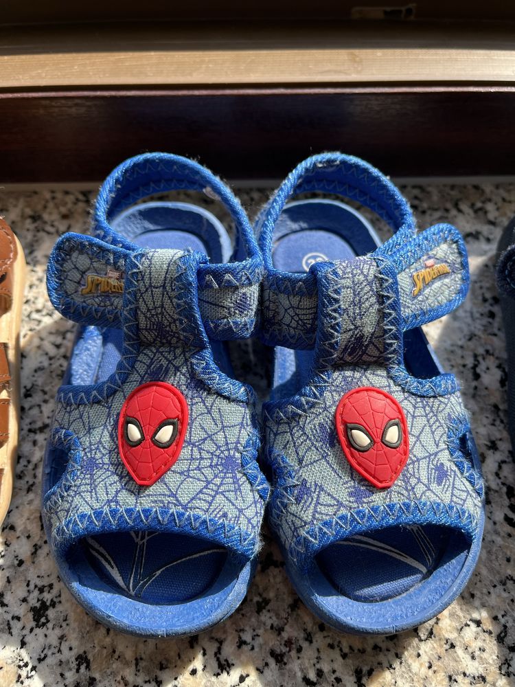 2 per. Sandale copii, SuperFIT, SpiderMan 23- 13,5 cm. Stare f buna