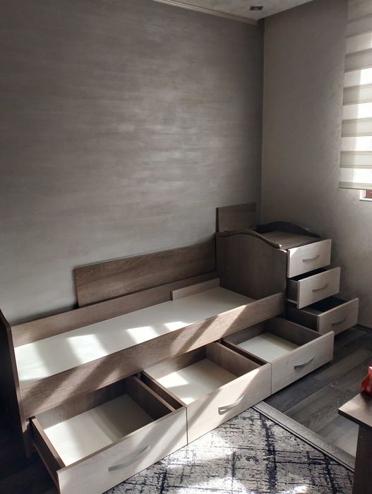 Детско легло -кошара 3в1 с 2 матрака