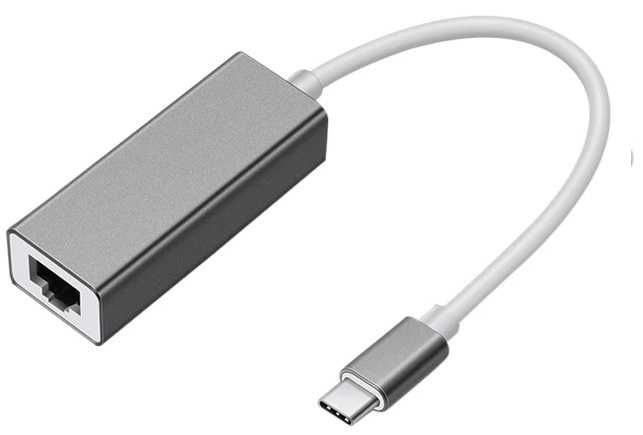 Переходник Сетевой адаптер USB 3.0 - RJ45 Lan tape-C Макбук