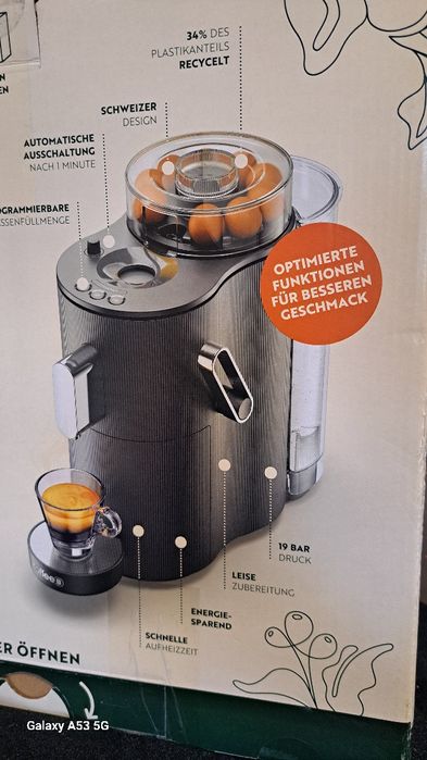 Чисто нова кафемашина с топчета кафе