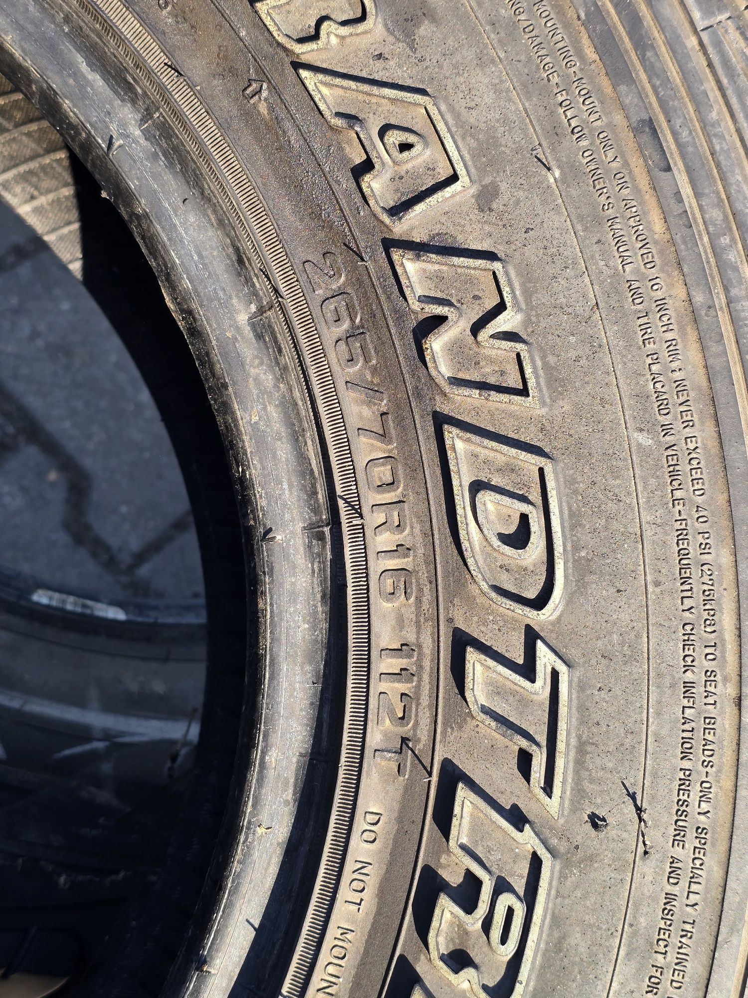 275 70 16 Dunlop