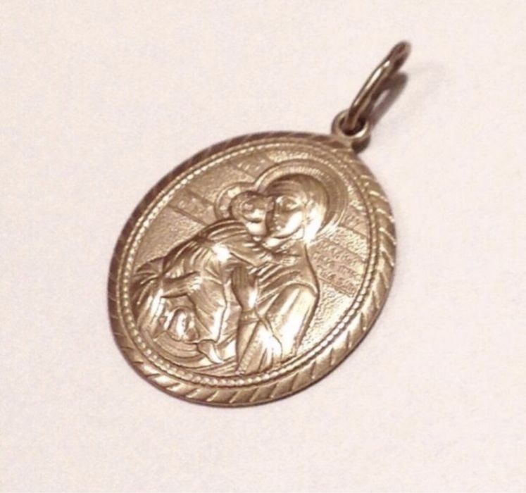 Медальон иконка, 585 пр., вес 2,15 г., Россия
