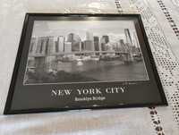 Художествена фотография, Бруклин бридж, Ню Йорк, рамкирана